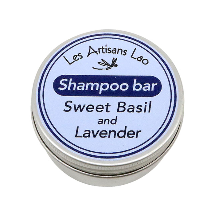 Les Artisans Lao Shampoo Bar Sweet Basil and Lavender 50g