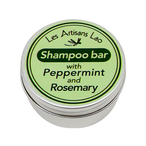 Les Artisans Lao Shampoo Bar with Peppermint  and Rosemary 50g