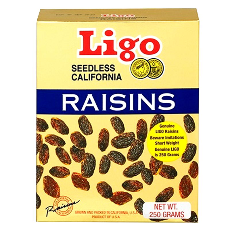 Ligo Seedless California Raisins Size 250g