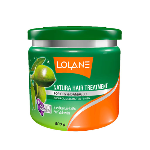 Lolane Natura hair treatment ສ້ອມແປງຜົມແຫ້ງເສຍ Jojoba oil silk proteien 500g