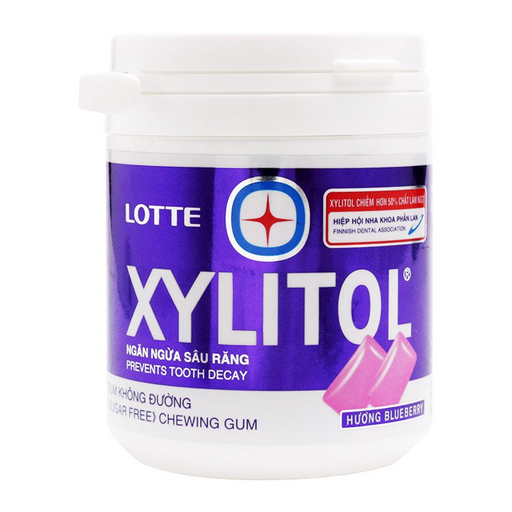 Lotte Xylitol Blueberry mint Gum 58g