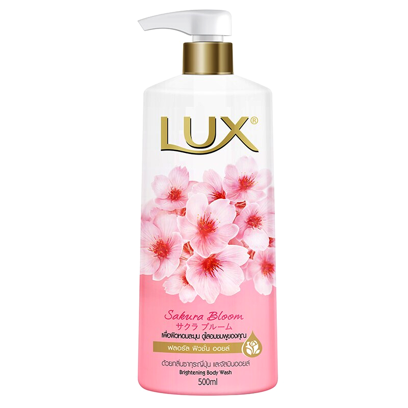 Lux Sakura Bloom Japanese Sakura & Jasmine Oil Brightening Shower Cream 500ml