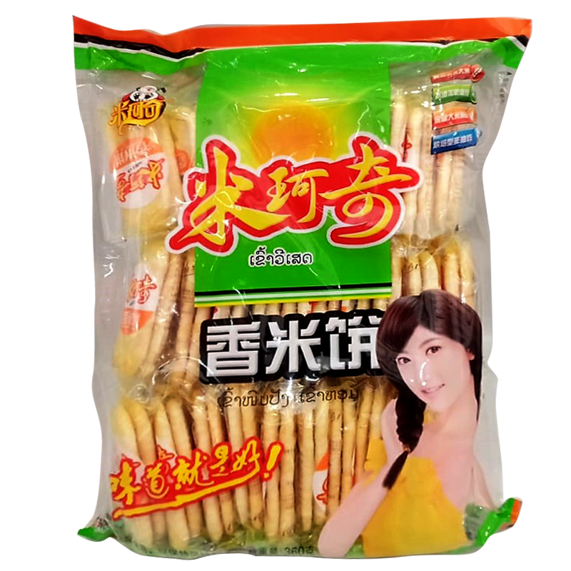 Mikeqi Rice Cracker Original Flavor Size 360g
