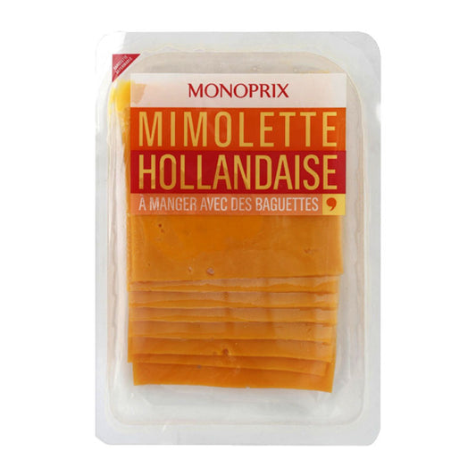 MONOPRIX Mimolette Natural Sliced Cheese 200g