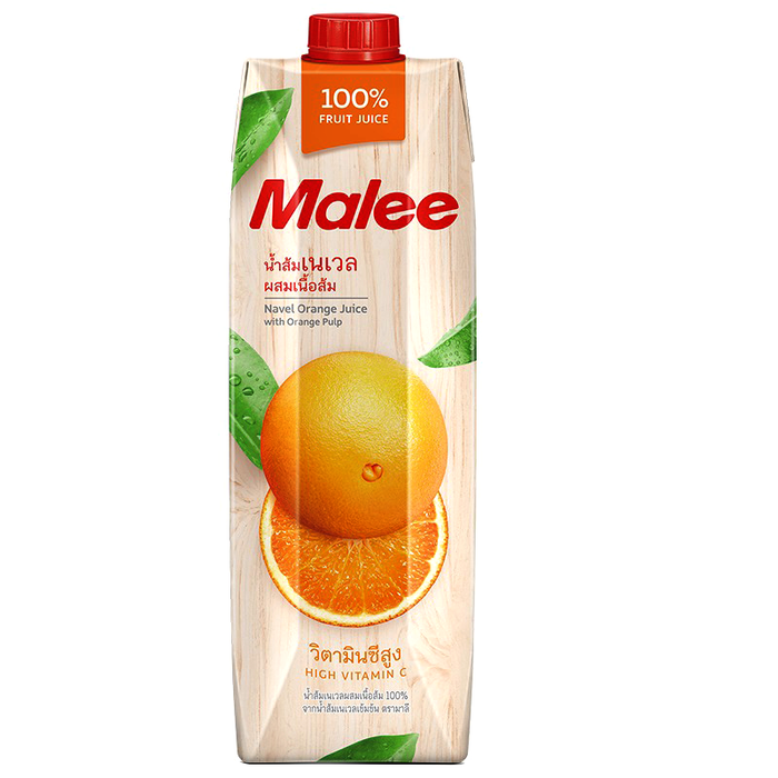 Malee Navel Orange Juice with Orange Pulp Size 1L