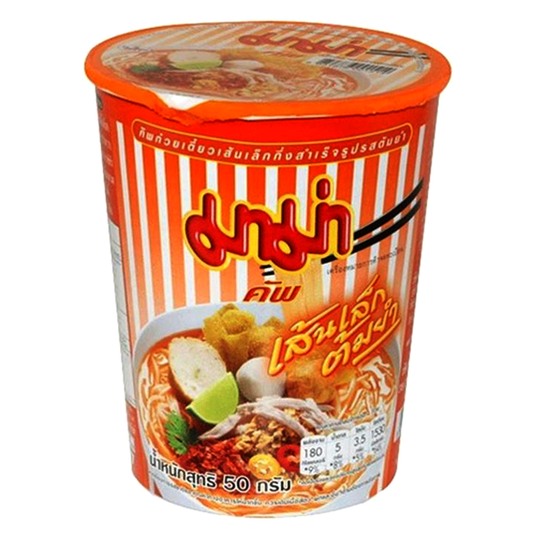 Mama Cup Instant Rice Noodles Tom Yum  Flavour Size 50g