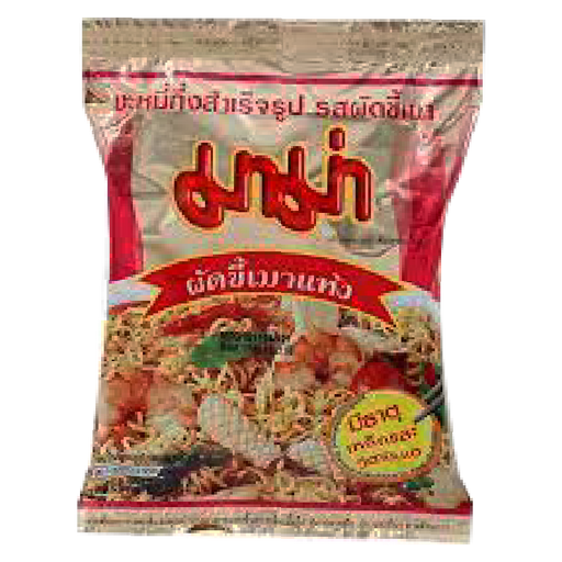 Mama Instant Noodles รสผัดขี้เมาแห้ง Flavour Size 60g