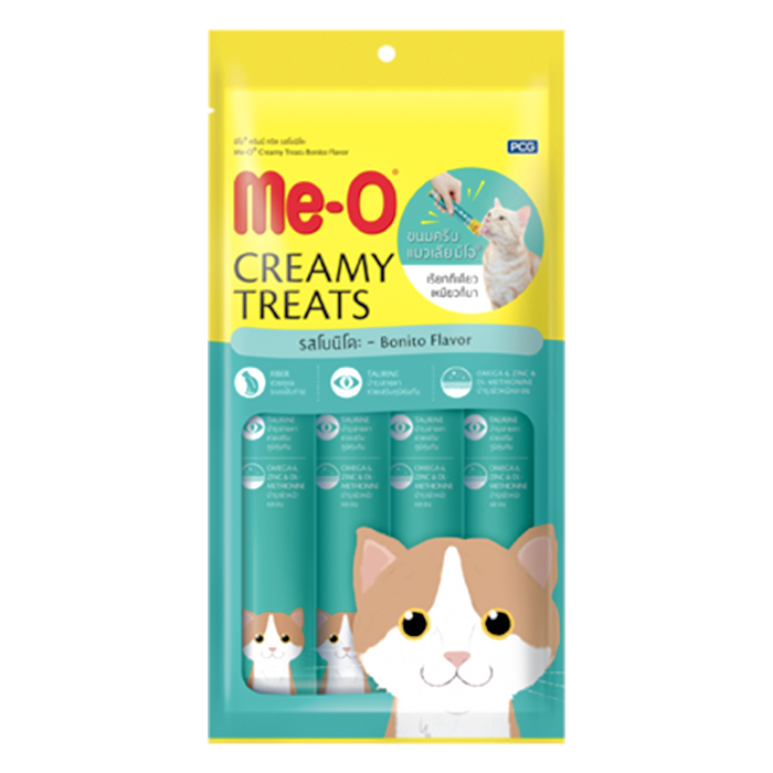Me-O Creamy Treats Bonito Flavour 15g Pack 4 sachets