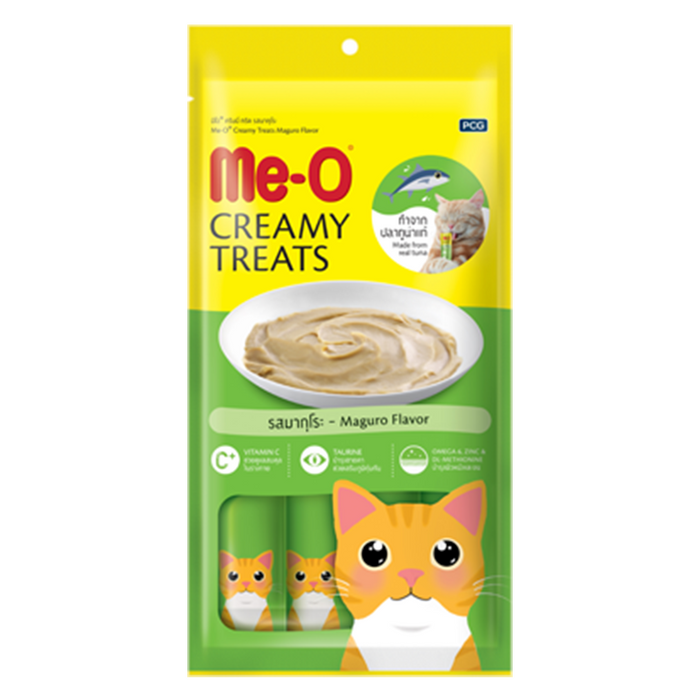 Me-O Creamy Treats Maguro Flavor 15g ຊອງ 4 ຊອງ