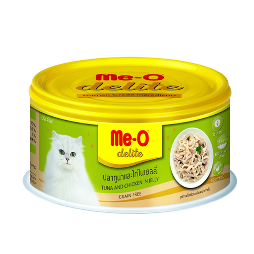 Me-O Delite Tuna and Chicken In Jelly Grain free 80g