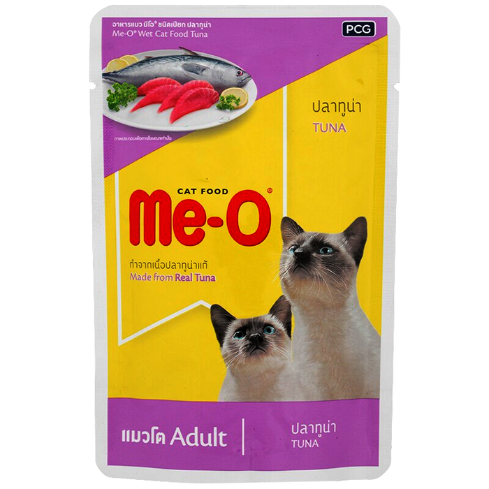 Me-O Wet Cat Food Tuna Made From Real Tuna For Adult 80g