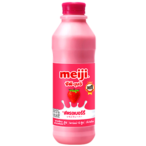 Meiji Pasteurized Strawberry Flavoured Milk 830ml