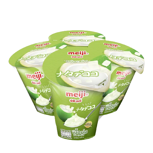 Meiji Yoghurt with Nata de Coco 135g Pack of 4pcs