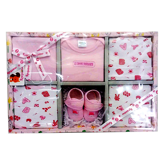 Mentaly Newborn Gift Set Box of 6pcs
