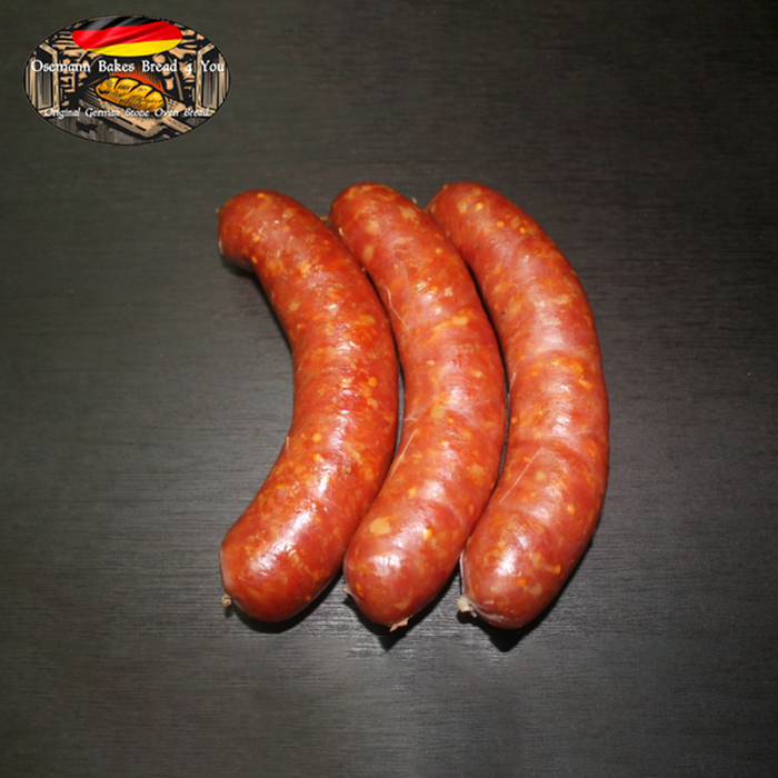 Mettwürstchen Nr. 25 Smoked Pork Sausages 1 pack of 3 pieces (approx. 300g)