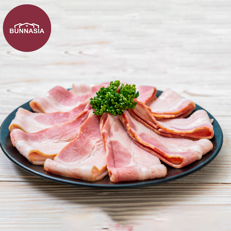 Frozen Middle Bacon Size 500g Per pack