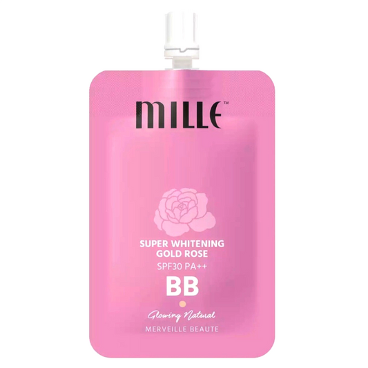 Mille Super Whitening Gold Rose SPF30 PA++ BB Cream Glowing Natural 6ml
