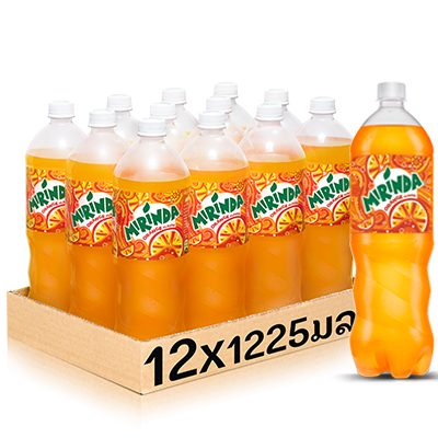 Mirinda Orange 1225ml bottle per pack of 12 bottles