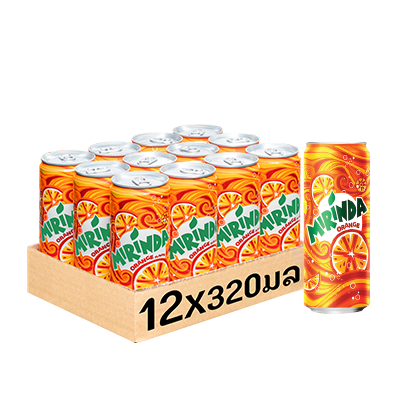 Mirinda Orange 320ml Shrink film12 cans