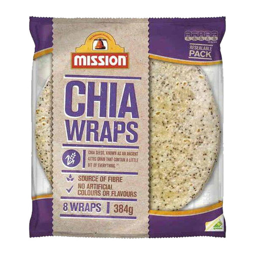 Mission Chia Wraps 360g