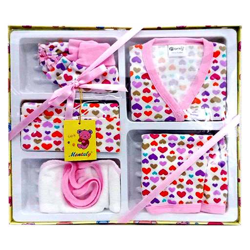 Montaly Newborn Gift Set Box of 6 pcs