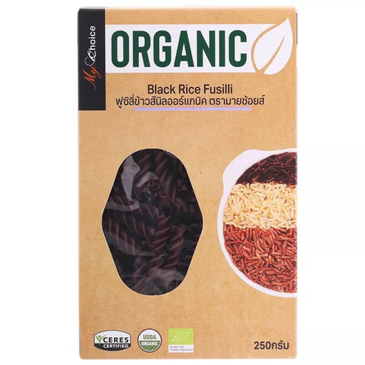 My Choice Organic Black Rice Fusilli 250g