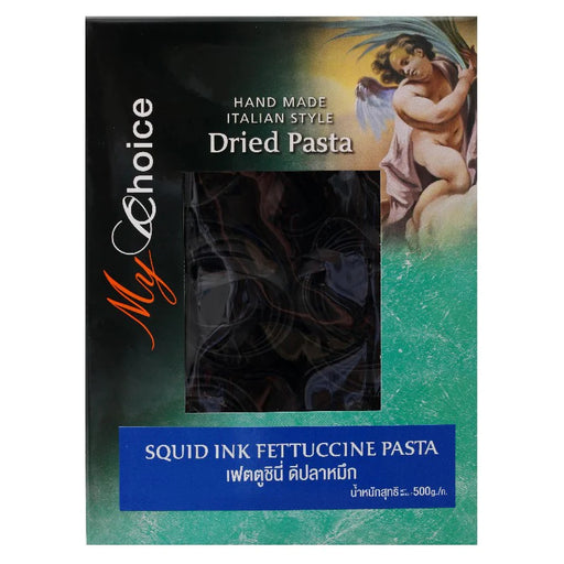 My Choice Squid Ink Fettuccine Dried Pasta 500g