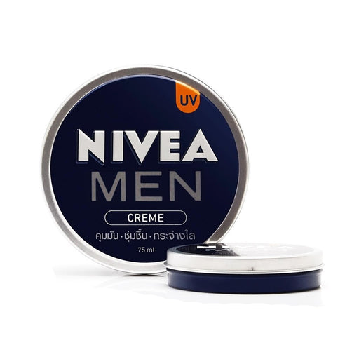 NIVEA MEN CREME Oil Control Face Skin Soft Hand Moisturize Body UV Protect 75ml