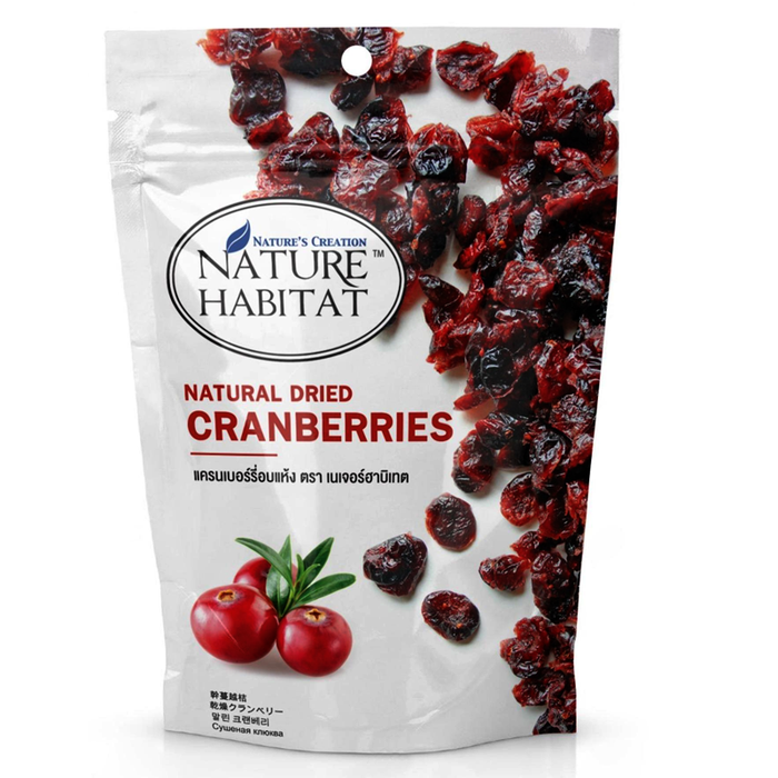 Nature Habital Natural Dried Cranberries Size 100g