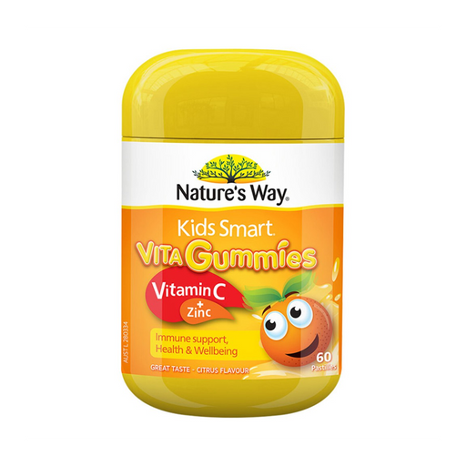 Nature's Way Kids Smart Vita Gummies ວິຕາມິນ C + Zinc 60 Pastilles