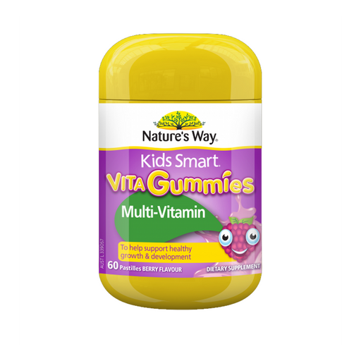 Nature Way Kids Smart Vita Gummies Multivitamin &amp; Vegies 60 Pastilles