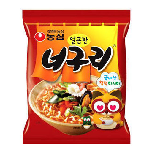 Neoguri Ramyun Spicy Seafood Flavor Korean Noodles ຂະໜາດ 120g