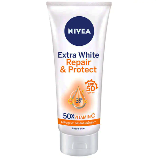 Nivea Extra White Repair &amp; Protect Body Serum SPF50 320ml