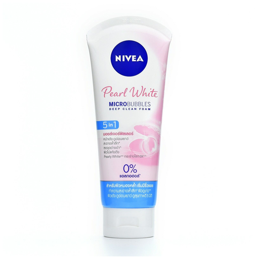 Nivea Pearl White Micro Bubbles Deep Clean Foam 5in1 Brighten 100g
