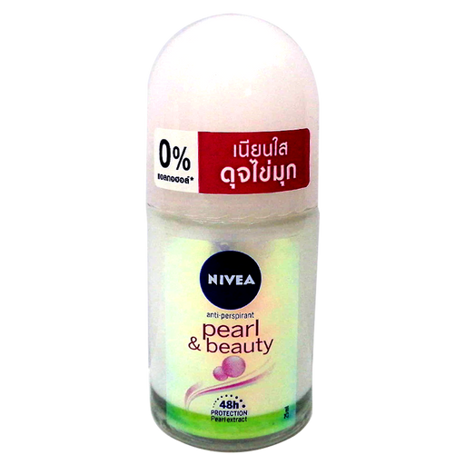 Nivea pearl and beauty Roll-deodorant 48h Protection Pearl extract Anti-Perspirant ຂະໜາດ 25ml