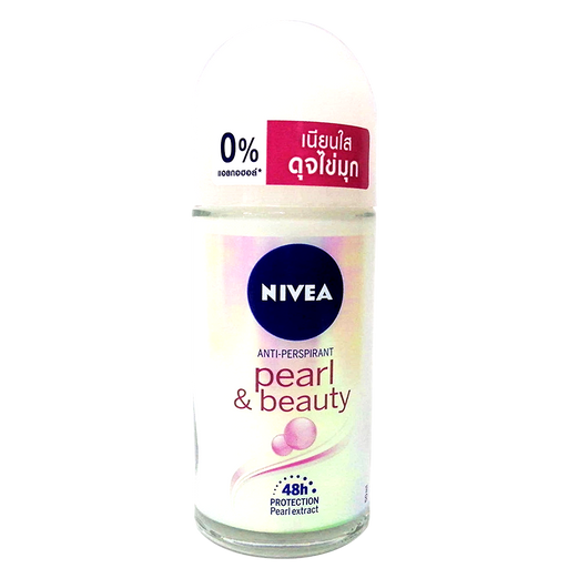 Nivea pearl and beauty Roll-deodorant 48h Protection Pearl extract Anti-Perspirant ຂະໜາດ 50ml