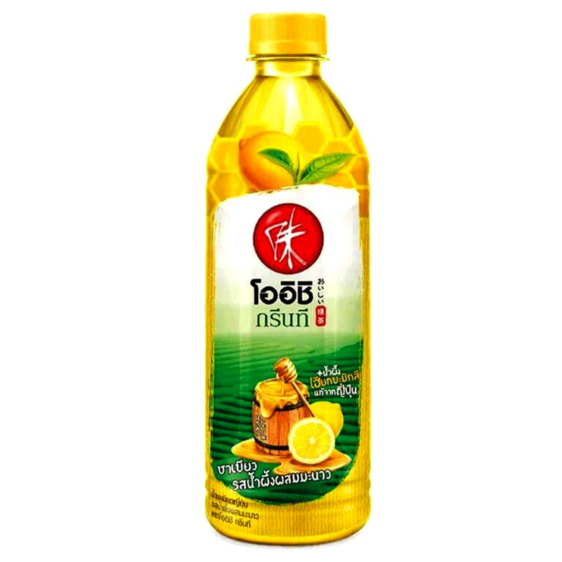 Oishi Green Tea Honey lemon Flavor Size 500ml — ShoppingD Service Platform