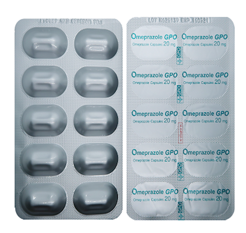 Omeprazole GPO Capsules 20 mg