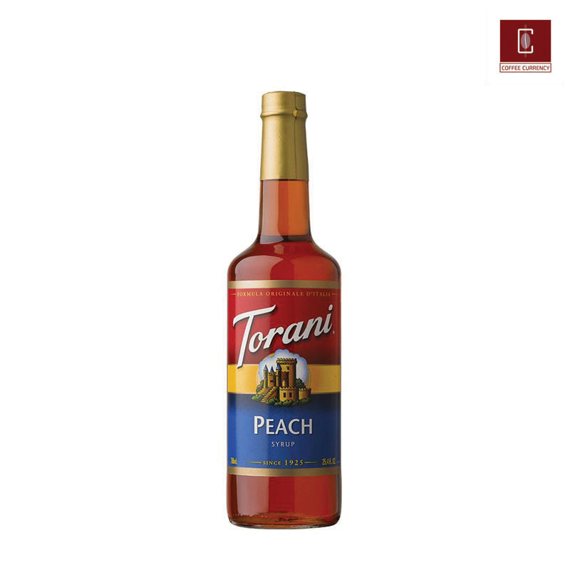 Peach Torani Syrup 750ml