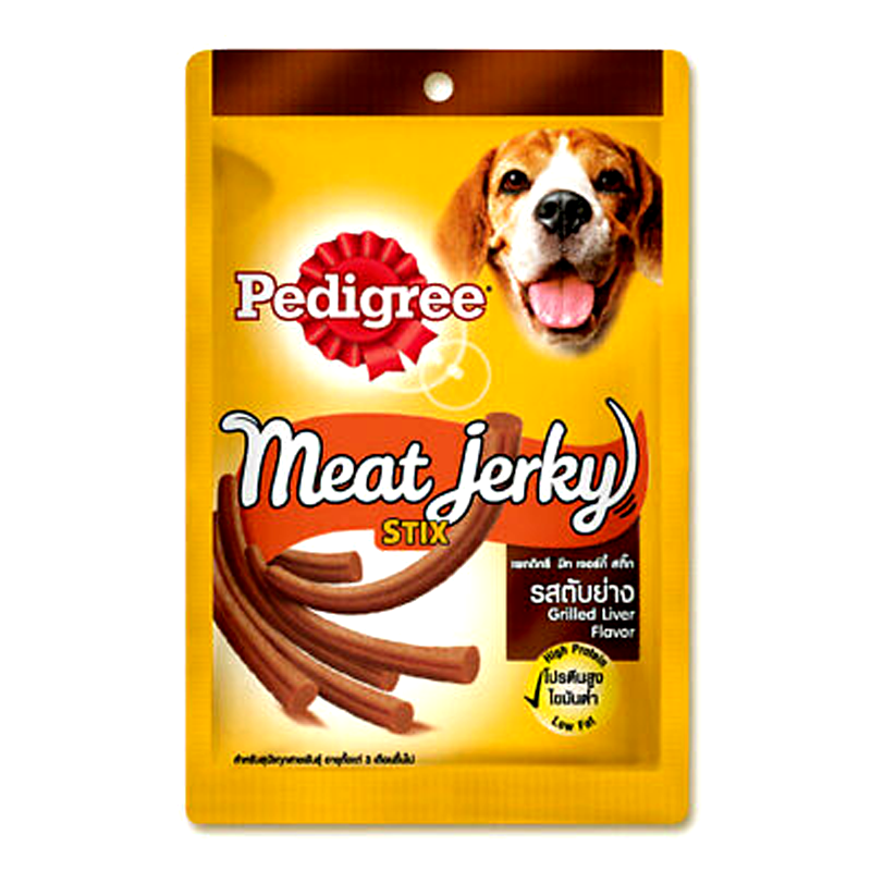 Pedigree Grilled Liver Flavor Meat Jerky Stix Size 60g