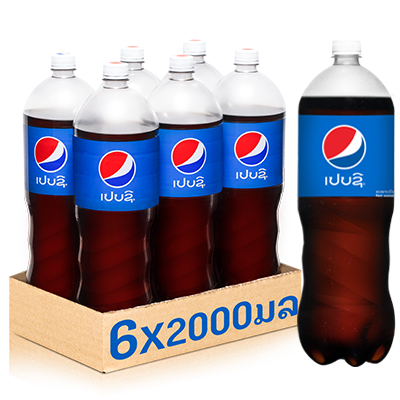 Pepsi 2000ml bottle per box of 6 bottles