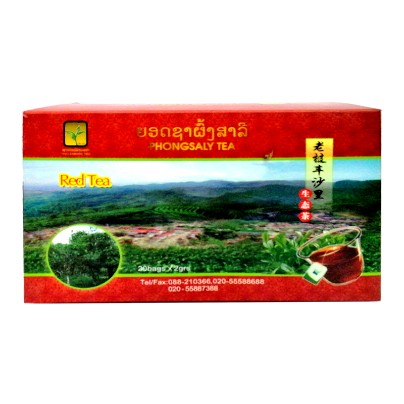 Phongsaly Tea Brand Red Tea Size 2g pack of 20Sachets