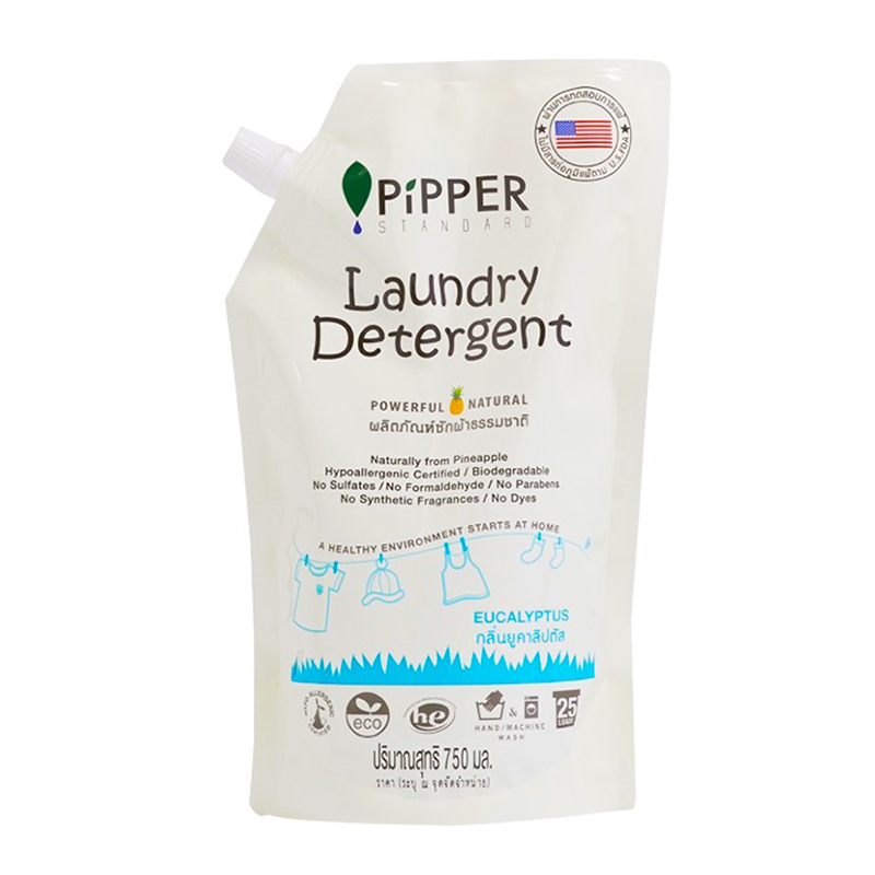 Pipper Standard Laundry Detergent Eucalyptus 750ml