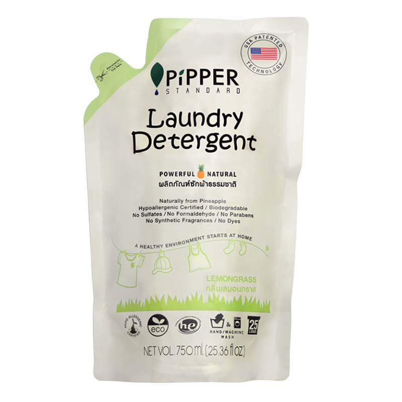 Pipper Standard Laundry Detergent Lemongrass 750ml