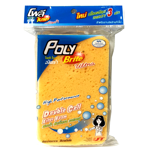 "Poly-Brite Ultra" Sponge ຄົວເຮືອນຕໍ່ຊິ້ນ