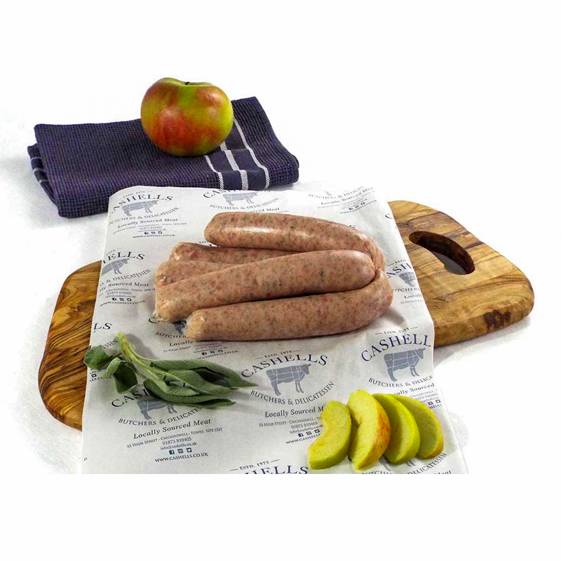 Frozen Sausages Pork & Apple (5 links) 500g