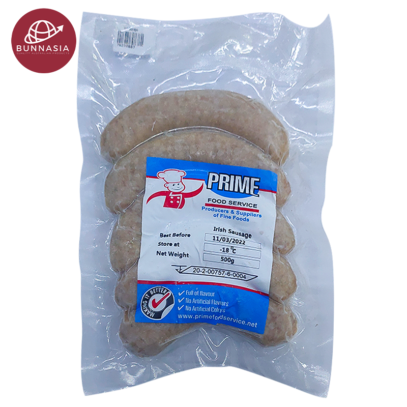 Prime Irish Sausage (thick) Pack 400g Per pack