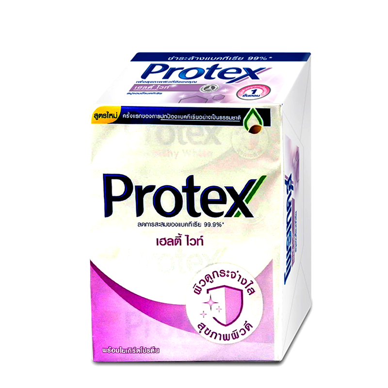 Protex Protex Healthy White Antibacterial Bar Soap Size 70g Pack of 4pcs