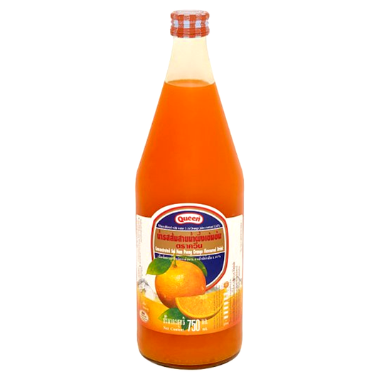 Queen Concentrated Sai Nam Pueng Orange Flavoured Drink Bottle 750ml