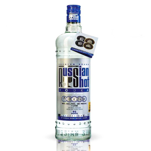RUSSIAN Shot Vodka ( Blue ) 1L